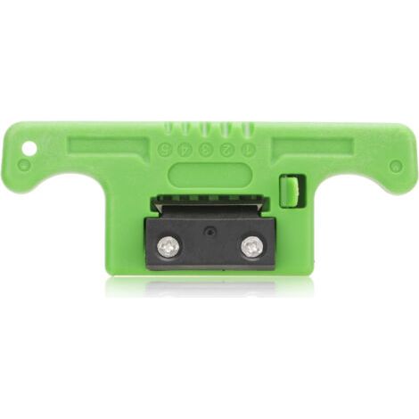 Dénudeur de fibres, outil de dénudage Longitudinal à 5 canaux, coque en PVC, lame en acier, conception à couvercle ouvert, dénudeur de câbles Portable (1/5)