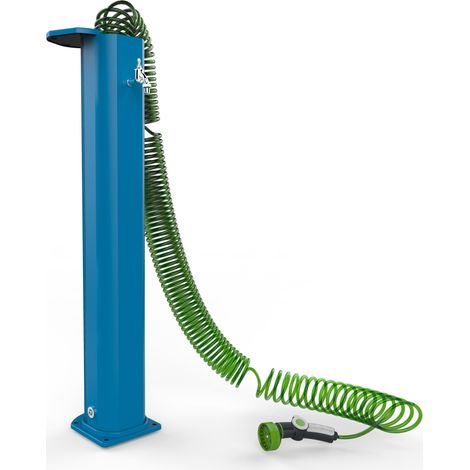 Fontana da Esterno con Tubo Dell'Acqua a Scomparsa Arkema Garden Surprise Blu (1/5)