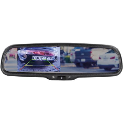 Moniteur 10.75cm dans retroviseur avec self dimming et 2 entrees videos