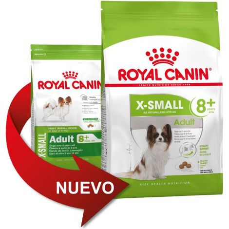 cibo che Royal Canin X -Small adulto 8+ cani di razza molto piccola (da 8 anni) - 500G