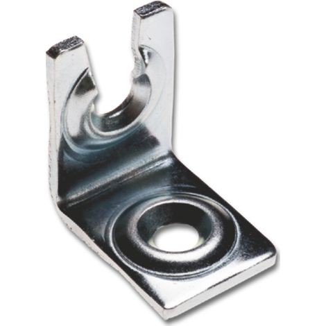 Blendenmontagewinkel, Materialstärke 2 mm, Stahl verzinkt, verpackt zu 100 Stk. (1/2)