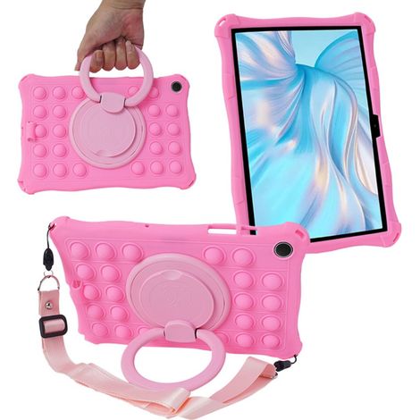 Funda infantil para Samsung Galaxy Tab A9+, Bubble, rosa. (1/4)
