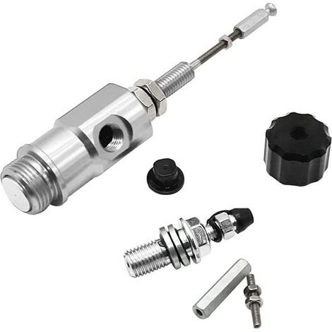 Hydraulic Clutch Brake Pump, Diameter 14mm Motorcycle Hydraulic Clutch Master Cylinder Rod Brake Pump Universal Motorcycle Modification Accessories for Most Motorcycles,Silver (1/5)
