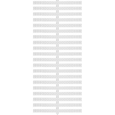 First Plast – Grille modulable pour piscine en polypropylène – Dimensions 250 x 500 mm – Hauteur 25 mm – Surface anti-dérapante (1/5)