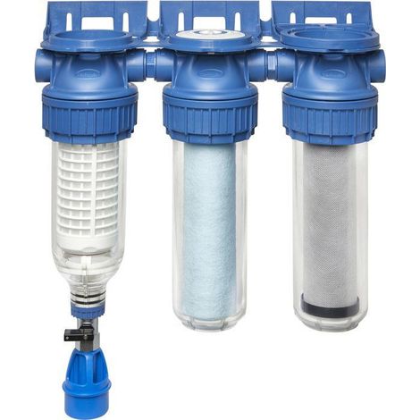 Purificador de agua bwt triplex filtro autolimpiante 50µm (1/3)