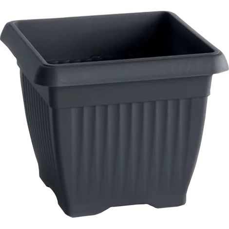 Maceta TERRA 25,2L., dimensiones (mm) 370x370x300, color Antracita (1/5)