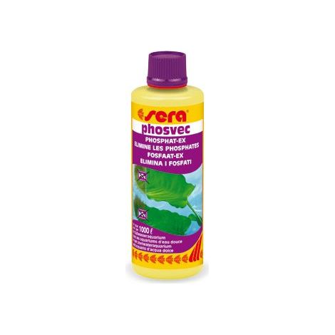 Producto acuario Sera phosvec elimina fosfatos agua dulce