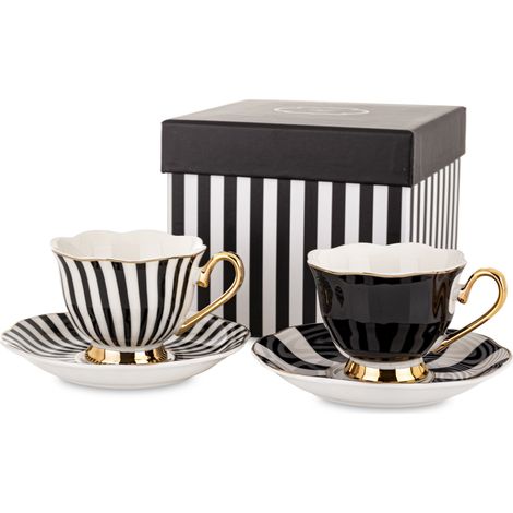 Set di due tazzine da caffè espresso in porcellana, Porcelana Elegant (1/2)