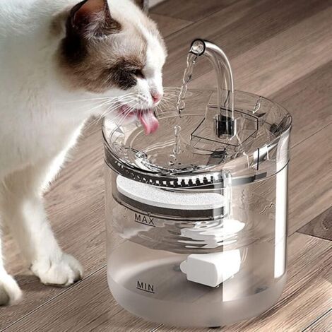 Katzenbrunnen – 2 l – Automatischer Sensor – Wasserspender für Katzen (1/4)