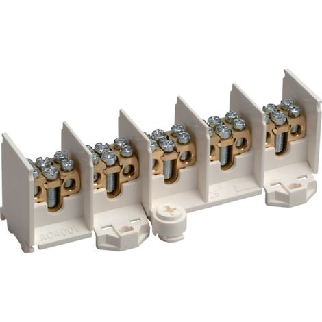 morsetto di connessione Hager k46n 80A 5 poli