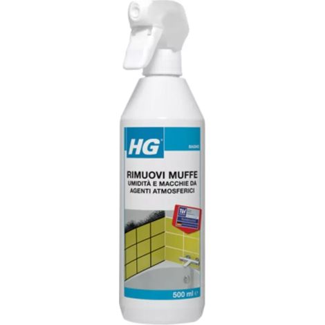 detergente spray hg rimuovi muffe, umidità e macchie da agenti atmosferici 500 ml (1/4)