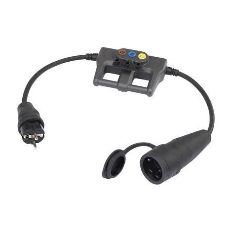 VOLTCRAFT DLA-1L 16 Adattatore per misurazioni Spina di sicurezza 16A - Spina di sicurezza 16A (1/4)