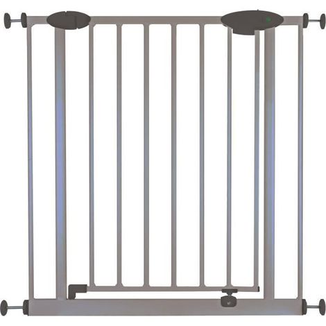 NORDLINGER Barrière métal Roméo, portillon à pression 73-81cm, hauteur 77cm (1/5)