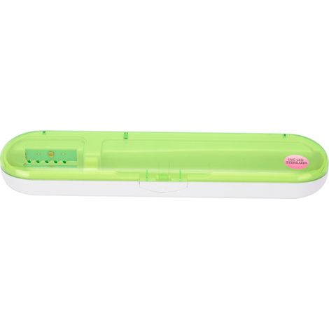 BEBUSINGOTO Porte-brosse à dents UV LED Nettoyeur de dentifrice désinfectant ultraviolet portable (1/5)