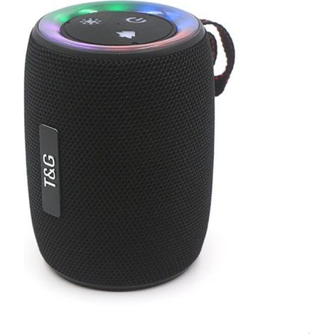Altoparlante da esterno, subwoofer wireless, portatile, con diaframma colorato e luce (1/2)