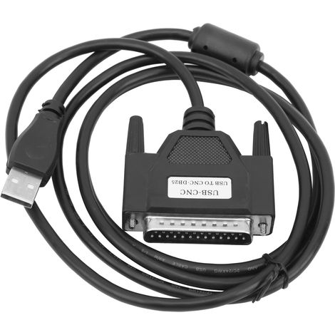 Câble adaptateur USB vers parallèle CNC, convertisseur transformateur pour PC, connecteurs réseau informatique, périphérique imprimante (1/5)