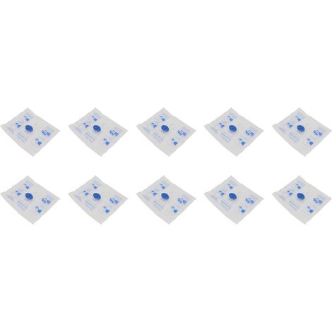 Masque de RCR à valve unidirectionnelle - 10 pièces jetables pour protection respiratoire (1/5)