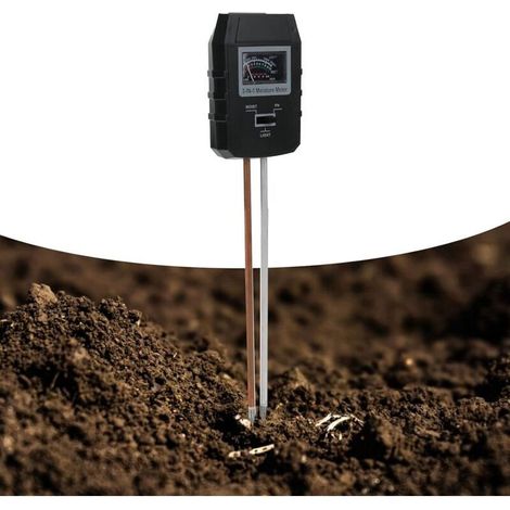 CSPARKV (28×6×6cm)testeur d'humidité du sol,Analyseur d'humidité multifonctionnel, testeur d'éclairage du pH-mètre, moniteur d'eau des plantes pour jardin, ferme, pelouse, intérieur extérieur, Analyse (1/4)