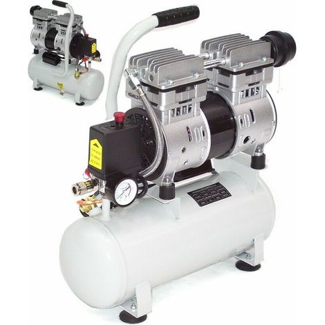 Flüsterkompressor 40291 leiser Druckluft Kompressor 750W ölfrei Luftkompressor (1/5)