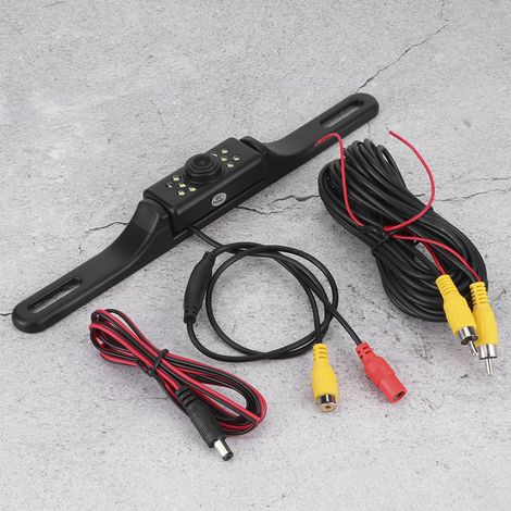 Caméra de recul avec angle de vision de 149°, étanchéité IP69 et 9 LED pour voiture, camion, camping-car et poids lourd (1/5)