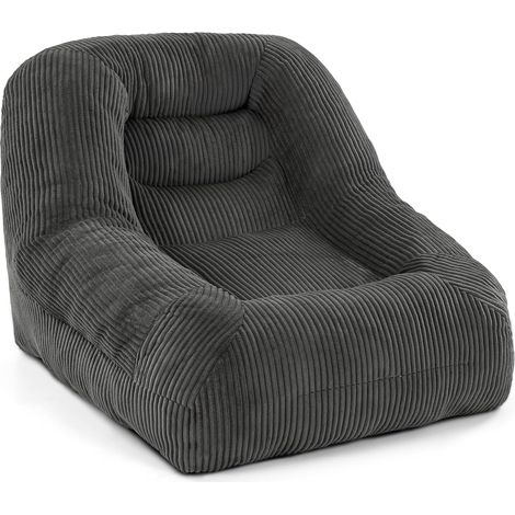 Pouf Salon, Pouf Géant avec Éponge de Remplissage, Fauteuil Salon avec Poignée Portable (1/5)