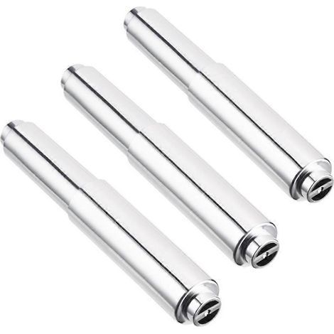 Flexible, federbelastete Toilettenpapierrollen (silber) – 15 x 2,4 cm – Silber (1/4)