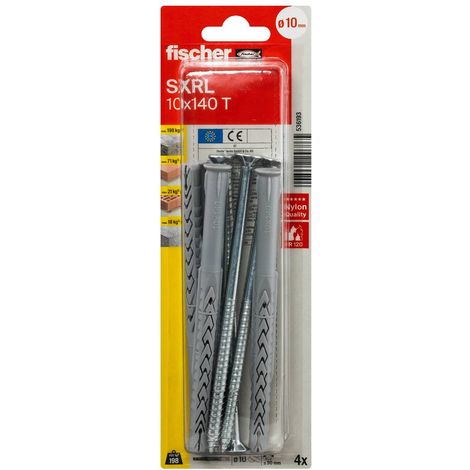 Fissaggio per telaio SXRL 10x140 4 pezzi FISCHER 536193 (1/5)