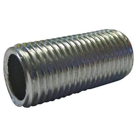 Stutzen Stahl Länge 20mm, Teilung 10x1 (2 Stück)