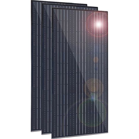 Pannello solare ad alta efficienza, design compatto, 450 W (3 x 150 W) (1/2)