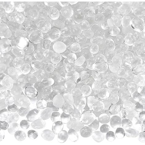 Galets Transparents Gemmes Pierres de Verre de Mer, Perles de Verre sans Trou Pierres de Remplissage pour Vase Graviers Aquarium, Réservoir à Poissons Artisanat DIY (1/5)