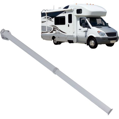 Pied de table télescopique en alliage d'aluminium, amovible, réglable en hauteur de 580 à 1000 mm, pliable, pour camping-car, remorque, bateau, meubles, argent (1/5)