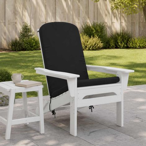 vidaXL Coussin de transat ensoleillé GEMERT 100 % polyester Noir (1/5)