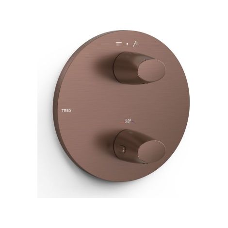 Pièce apparente pour boîtier encastré 2 voies Therm-box Volcanic - TRES 28125001VO