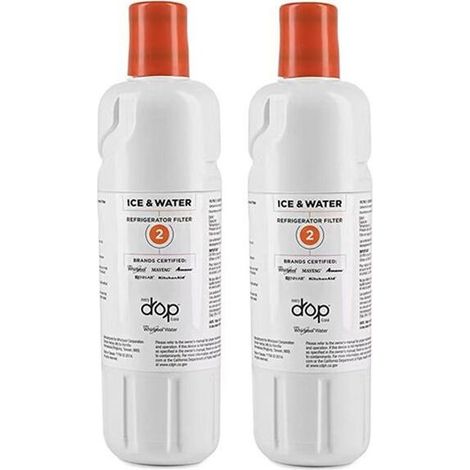Set of 2 filters (EDR2RXD1) Refrigerator, refrigerator water filter