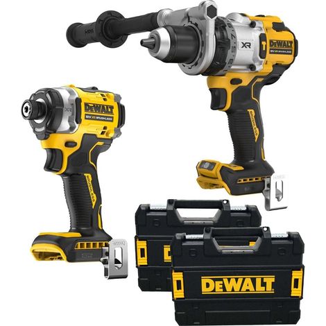Dewalt DCK2200 18V XR Brushless Twin Kit DCD1007N Combi + DCF860N Impact Driver (1/5)