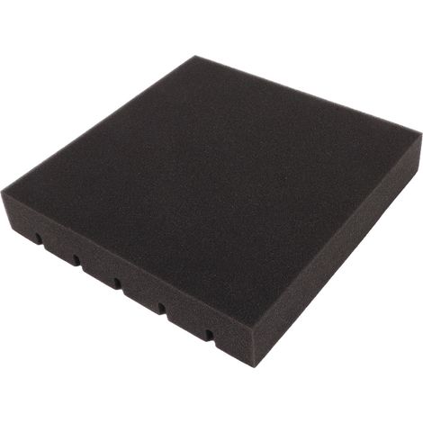 Lot de 10 panneaux acoustiques en mousse de polyuréthane insonorisante, réduisant la pollution sonore et absorbant le bruit, pour la maison ou le bureau. (1/5)