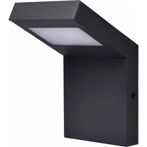 UNIVERSO 954WA-H160-GN LAMPADA APPLIQUE LED DA GIARDINO 10W SMD IP54 LAMPIONE BOLLARD DA MURO COLORE GRIGIO SCURO