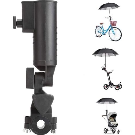 Golf Umbrella Holder, Universal Umbrella Holder for Golf Trolley Handles, Golf Trolley Umbrella Holder for Bicycle, Stroller, Beach Chair, Wheelchair