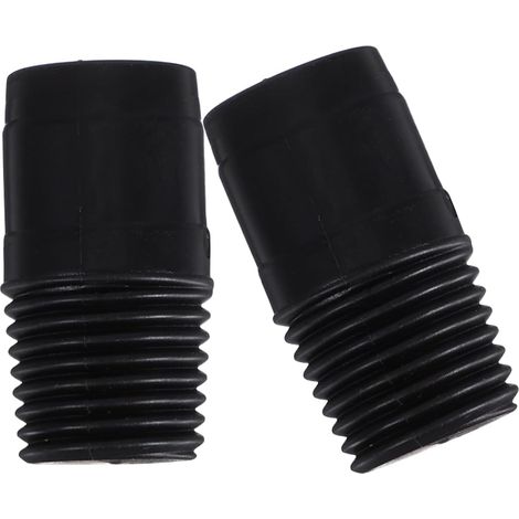 2 Pcs European Threaded Broom Handle End Cap Adapter Connector for Handle and Straight Reliable Replacement for Cleaning Tools (1/5)