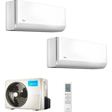 Climatizzatore Midea Dual Split BreezeleSS E 9000+12000 M20E-18HFN8-Q R-32 9+12