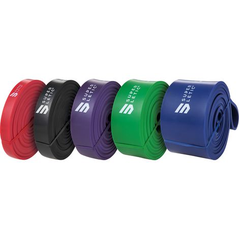 Uros Powerbands 5er-Set Fitnessband Loop 100 % Latex