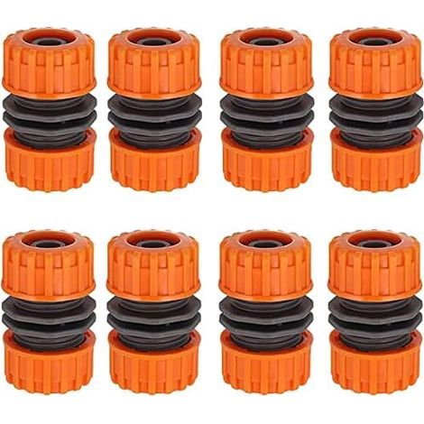 CSPARKV Lot de 8 Connecteurs Rapides Raccord Connecteurs de Pantalon Double Plug Pour Pantalon de Jardin Joint de réparation à 4 points (1/4)