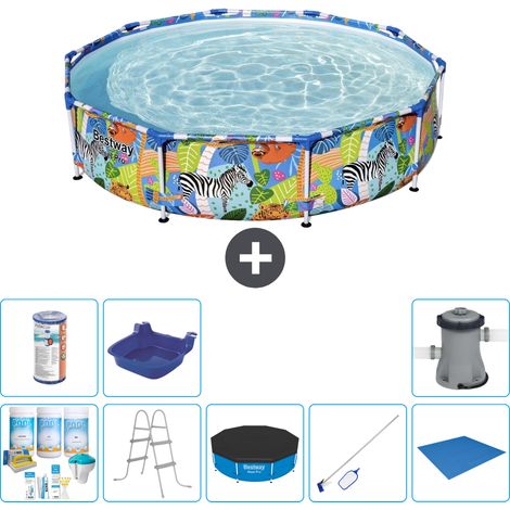 Bestway Bestway Steel Pro Ronde - Jungle - 305x66 cm - 9-pièces S21639 (1/5)