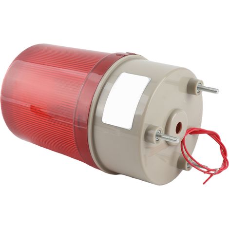 Feu de signalisation clignotant rotatif 220 V CA, LED rouge, diamètre 97 mm (1/5)