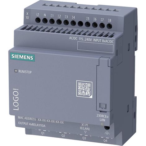 Siemens Logo 9 6ED1052-2FB08-0BA3 Module de commande 115 V/AC, 115 V/DC, 230 V/AC, 230 V/DC (1/2)