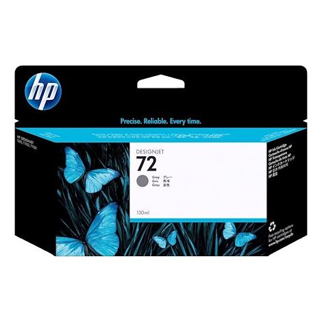 HP 72 130-ml grå blekkpatron med Vivera-blekk cartouche d'encre 1 pièce(s) Original Rendement élevé (XL) Gris