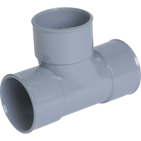 Té PVC vidange pied biche 87'30° FF 50-32-50