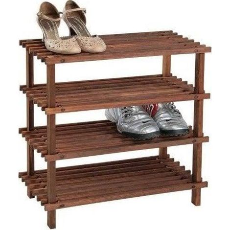 Kesper Scarpiera 4 livelli legno marrone