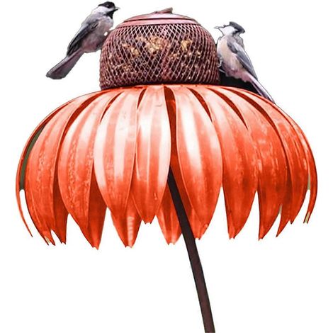 Biberon avec support en forme de fleur pour jardin extérieur --- (1/5)
