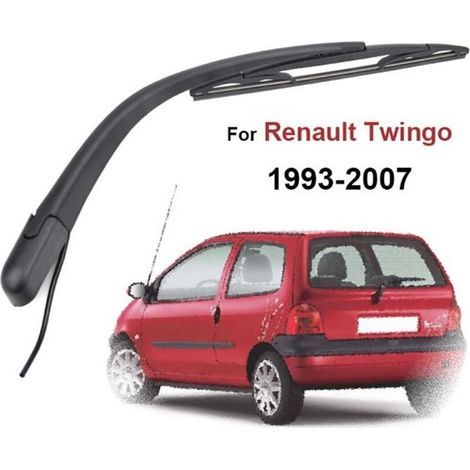 Kit de jeu de bras et de balais d\'essuie-glace arrière 12 \"pour Renault Twingo MK1 1993-2007 pare-brise lunette arrière (1/4)